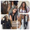 Black Braiding Hair Pre Stretched 30 inch 6 Packs #1b Synthetic Hair Extensions for Braids Yaki Straight