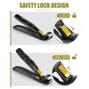 LEYOUFU Angled Head Toenail Clippers for Thick Nails for Seniors, Wide Jaw Opening Nail Clippers with Safety Lock Ergonomic Fingernail Toe Nail Cutter Trimmer for Men Women Adult Pregnant