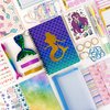 DIY Journal Kit for Girls - Fun, Cute Art Crafts Kits for Tween & Teenage Kids, Great Mermaid Gift for Girl, Cool Birthday Gifts Ideas for Teen Age Teens, Scrapbook & Diary Supplies Toy(SH013)