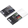 HESTYA 2 Boxes (20 Pieces) Pre Threaded Needle Kit Assorted Color (Black)