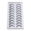 SUNWELL False Eyelashes 10mm Mink Lashes Natural Look Cat Eye Lashes Strips 3D Faux Mink Lashes Soft Reusable Light Volume Fake Lashes 10 Pairs Pack