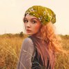 Pugnum Hair Bandanas for Women,2Pcs Boho Hair Scarf Floral Elastic Headbands with Clips Non Slip Chiffon Triangle Kerchief