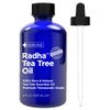Radha Beauty Tea Tree Essential Oil 4 oz. - 100 Percent Pure & Natural Therapeutic Grade - DYI Soaps, Shampoo, Body Wash, Aromatherapy