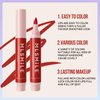 Lip Tint Marker Lightweight Lip Stain, Hydrating And Waterproof Long Lasting Non-Stick Cup Lip Stain Liquid Pen Matte Lip Marker Smudge Proof Matte Lipstick Precise Lip Liner for Women (03# L PINK)