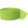 Premium Lime Green Crepe Paper Streamer - 81 ft (1 Pc) - Perfect for Birthdays, Weddings, and Events