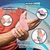 ahishfoneya Thumb Splint with Wrist Brace - Thumb Support Brace for Wrist Hand Thumb Stabilizer Fits Both Right Left Hand for Men and Women (Coral Rose)