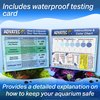 Phosphate Test Strips for Freshwater & Saltwater Fish Tank - Testing Strips for Fresh & Salt Water Aquarium - Lab Grade Water Tester Kit - 25 Count