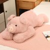 Hronsa Weighted Stuffed Animals, Weighted Pig Stuffed Animal Toy Cute Pink Pig Plush Pillow for Adults Boys Girls, 11.8in