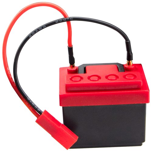 HIRCQOO RC Low Voltage Alarm Lipo Battery Tester Simulation Decoration Accessories Compatible with Traxxas TRX4 Axial SCX10 RC4WD D90 Tamiya CC01 Redcat Gen7 1/10 RC Crawler (Black)