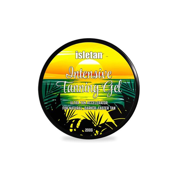 intensive tanning gel mango, tanning gel for outdoor sun & tanning bed, 200g