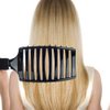 PERFEHAIR Curved Vented Styling Hair Brush, Detangling Thick Hair Massage Blow Drying Brush