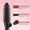 Curling Iron Brush Brush Curling Iron Hair Curling Iron, Ceramic Tourmaline Foldable Anion Hair Brush, Curling Iron 200掳C Ceramic Curling Iron, Styling Tools Foldable Hair Brush (Eu)(Us Plug 110鈥?40V)
