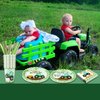 Tractor Party Supplies Decorations, Disposable Kids Birthday Paper Plates and Napkins Set with Cups and Straws for 24 Guests, 120 Pcs Party Dessert Dinnerware