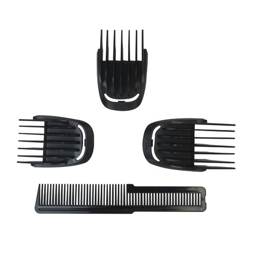 New Version Replacement 3 Piece Set (9mm 12mm 16mm) Haircut Blade Guards w/Beard Comb for P-hilips Nor-elco Multigroom MG7730 MG7735 MG7745 MG7750 MG7770