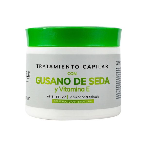 Maxybelt Gusano de Seda Mascarilla Tratamiento Reestructurante Natural AntiFrizz | Hair Treatment Anti Frizz MaskMaxibelt 13.6oz-400ml