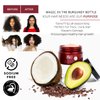 Lasio HYPERSILK Deep Cacao Mask, Infused with Keratin, Jojoba Seed Oil, Coconut Oil, and Avocado Oil, Ideal for thick, wavy, curly dry or damaged hair, 4.23 Fl. Oz.