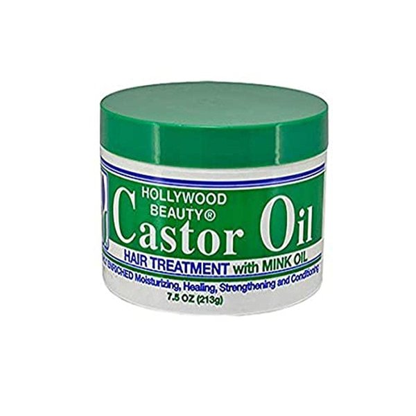 Hollywood Beauty Castor Oil Hair Treatment with Mink Oil, 7.5 Ounce