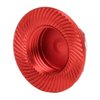 Tbest RC Hub Nut, 17mm 4Pcs Aluminium Alloy Dust-Proof Hub Nut Wheel Accessory for 1/8 RC Car Model(red) 17Mm Wheel Nuts 17Mm Wheel Nuts