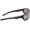 Ironman Men's Relentless Wrap Sunglasses, Matte Black, 63 mm