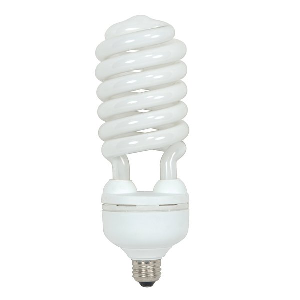 Satco S7338 55 Watt (250 Watt) 3700 Lumens Hi-Pro Spiral CFL Bright White 4100K Medium Base 120 Volt Light Bulb