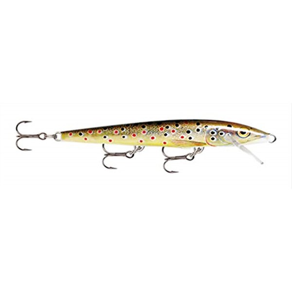 Rapala Original Floater 13 Fishing lure, 5.25-Inch, Brown Trout