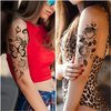 Cerlaza 56 Styles Temporary Tattoos for Women Adults, Fake Henna Tattoo Sleeves Semi Permanent Flower Tattoos Butterfly Stickers, Tatuajes Temporales Women Leg Makeup Waterproof