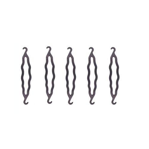 6 Pieces Plastic Bun Maker Curler/Hair Holders Twist Holder Clip Magic Roll Bun Hair Twist Braid Tool