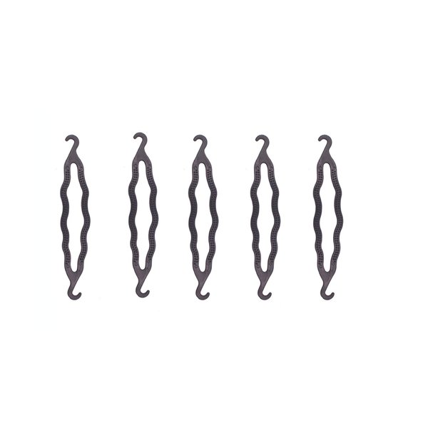 6 Pieces Plastic Bun Maker Curler/Hair Holders Twist Holder Clip Magic Roll Bun Hair Twist Braid Tool