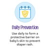 Desitin Daily Defense Baby Diaper Rash Cream with Zinc Oxide to Treat, Relieve & Prevent diaper rash, Hypoallergenic, Dye-, Phthalate- & Paraben-Free, 4 oz