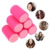 8pcs Hair Rollers for Volume Cling Hair Rollers Self Grip Hair Curlers Drawstring Cosmetic Pouch Automatic Hair Curler Hair Sponge Roller Curler Volume Short Hair Women's