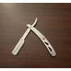 Cool Design Very Light Easy to Use Shaving Hair Cutting Mustache Beard Eyebrows Straight Edge Razor Silver