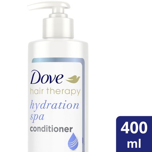 Dove Hair Therapy Conditioner for Dry Hair Hydration Spa Hair Conditioner with Hyaluronic Serum 13.5 fl oz