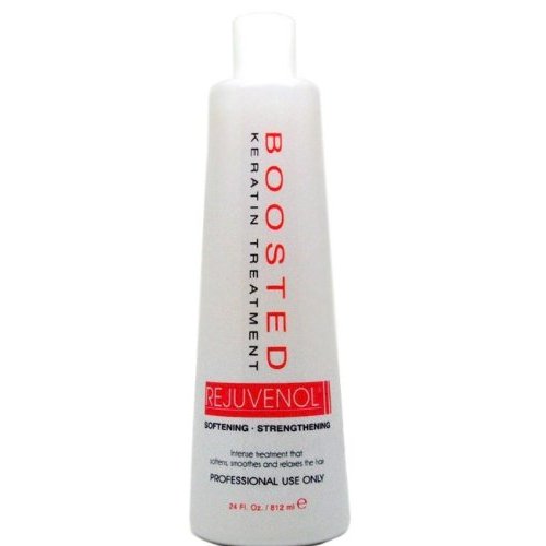 Rejuvenol Boosted Keratin Treatment 24 Oz - For coarse, resistant, and extremely curly hair.