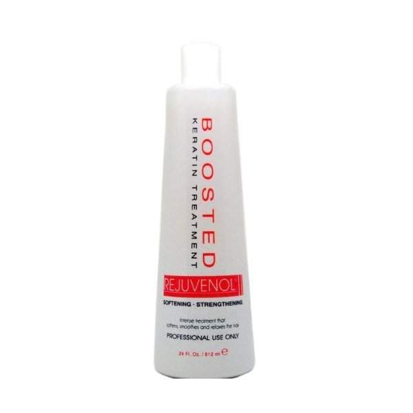Rejuvenol Boosted Keratin Treatment 24 Oz - For coarse, resistant, and extremely curly hair.