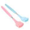 HEALLILY Back Scratcher Extending Metal Extendable Portable Backscratcher Backslap with Plastic Handles Body Massager for Child Elderly Women Men 2pcs (Blue, Pink)
