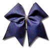 Cheer Bows Navy Glitter Bling Sparkle Hair Bow