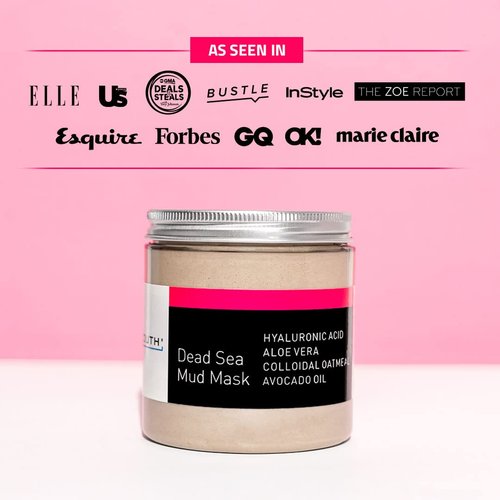 YEOUTH Dead Sea Mud Mask with Hyaluronic Acid and Avocado Oil, Revitalizing Facial Masks for Smoother, More Radiant Skin, Face Mask Skin Care 8oz