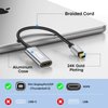 UANTIN Mini DisplayPort to HDMI Adapter | 4K High-Speed Thunderbolt 2 (DP) Male to HDMI Female Braided Converter, Mini Display Port Compatible for MacBook Air/Pro, Mac mini, Surface Pro/Dock