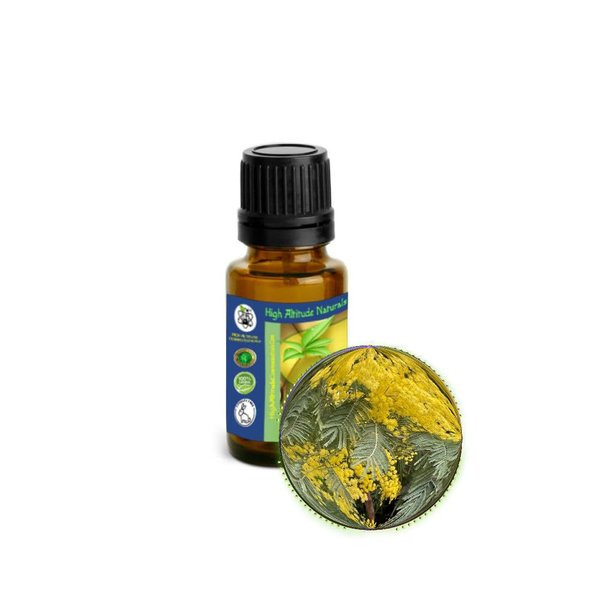 Mimosa Absolute Essential Oil (Acacia Dealbata) - Pure & Natural, Uncut, Undiluted - Therapeutic, Cosmetic, Aromatherapy, Perfumery - 15ml (1/2 oz)