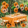 16th Birthday Balloons for Girls Boys 18Pcs Orange Happy 16th Birthday Latex Balloons Orange 16th Birthday Party Decorations for Kids 16th Birthday Anniversary Fall Halloween Party Supplies 12 Inch
