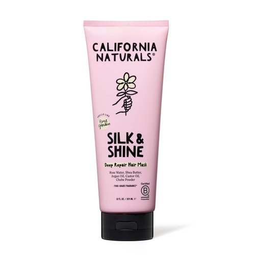 California Naturals Deep Repair Hair Mask, Paraben and Sulfate Free, Deep Conditioner for Dry, Damaged Hair, Nautral, Vegan, Hydrating and Conditioning, For Curly, Frizzy, All Hair Types, 12 fl oz