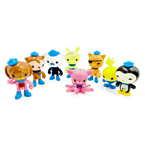 Fisher-Price Y9297 - Octonauts 8 Figure Playset - Octo-Crew Figurine Set