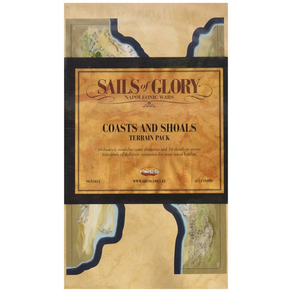 Sails of Glory - Terrain Pack Coasts & Shoals Board Game