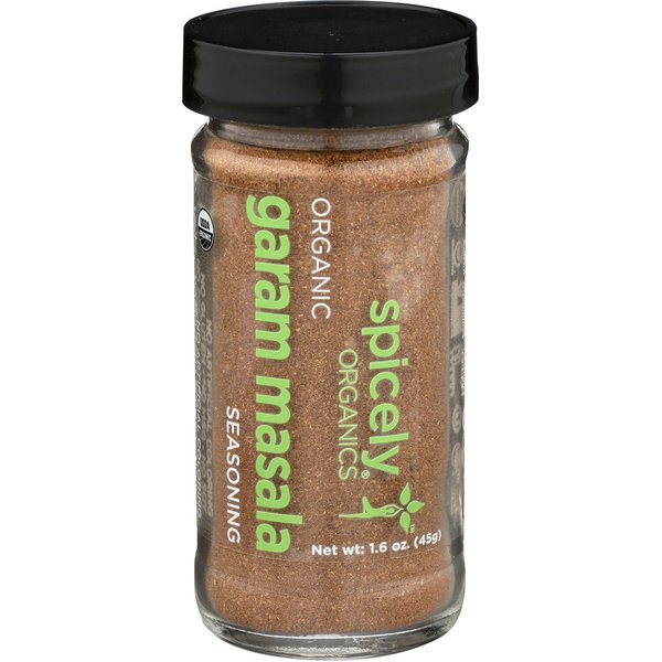 Spicely Organic Seasoning Garam Masala 1.60 Ounce Jar Certified Gluten Free