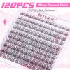 Lash Clusters Eyelash Extensions Wispy Eyelash Clusters 120pcs Individual Lash Extensions Natural Cluster Lashes by Ruairie