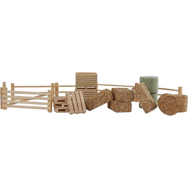 Kids Globe 1:32 Scale Accessory Set, 19 Pieces, for Farm and Horse Stable KG610253