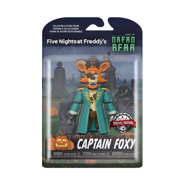 Funko Action Figure: Five Nights at Freddy's (FNAF) Dreadbear - Captain Foxy - Collectible Toy - Gift Idea - Official Merchandise