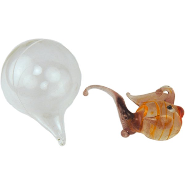 Handmade Aquarium Colorful Floating Glass Aquarium Fish Charm