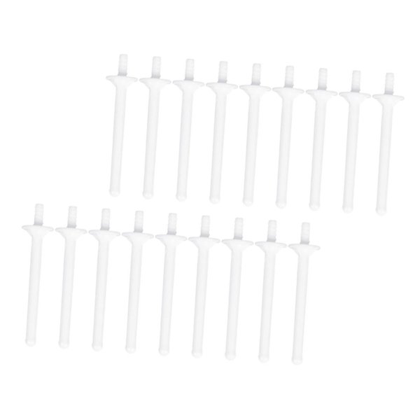 PACKOVE 60Pcs Nose Wax Spatulas Disposable Plastic Wand for Cleaning Safe Nasal Hair Removal Tool Lightweight and User Friendly Hair Waxing Applicator for Family Use