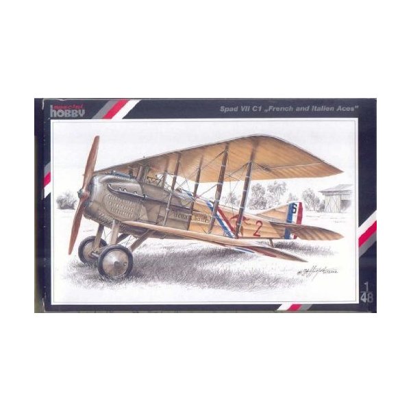 Spad VII C-1 French and Italien Aces Special Hobby 1:48 Model Kit